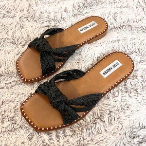 Steve Madden Wilmah Knotted Slide Sandals Women Size 7